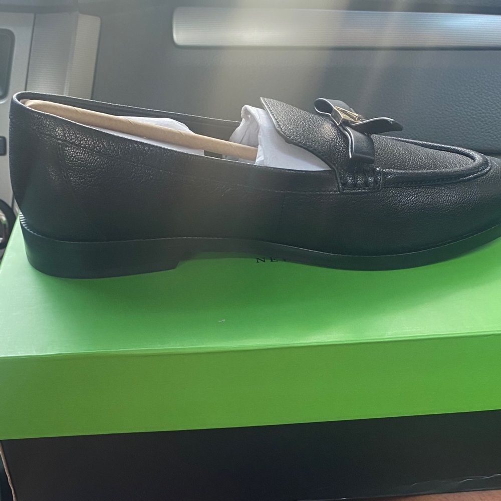Kate Spade Black Leather Loafers